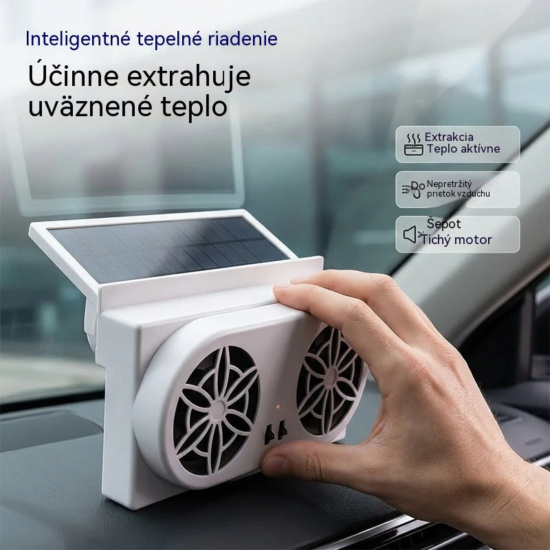 【50% zľava po obmedzenú dobu】Solárny ventilátor do auta
