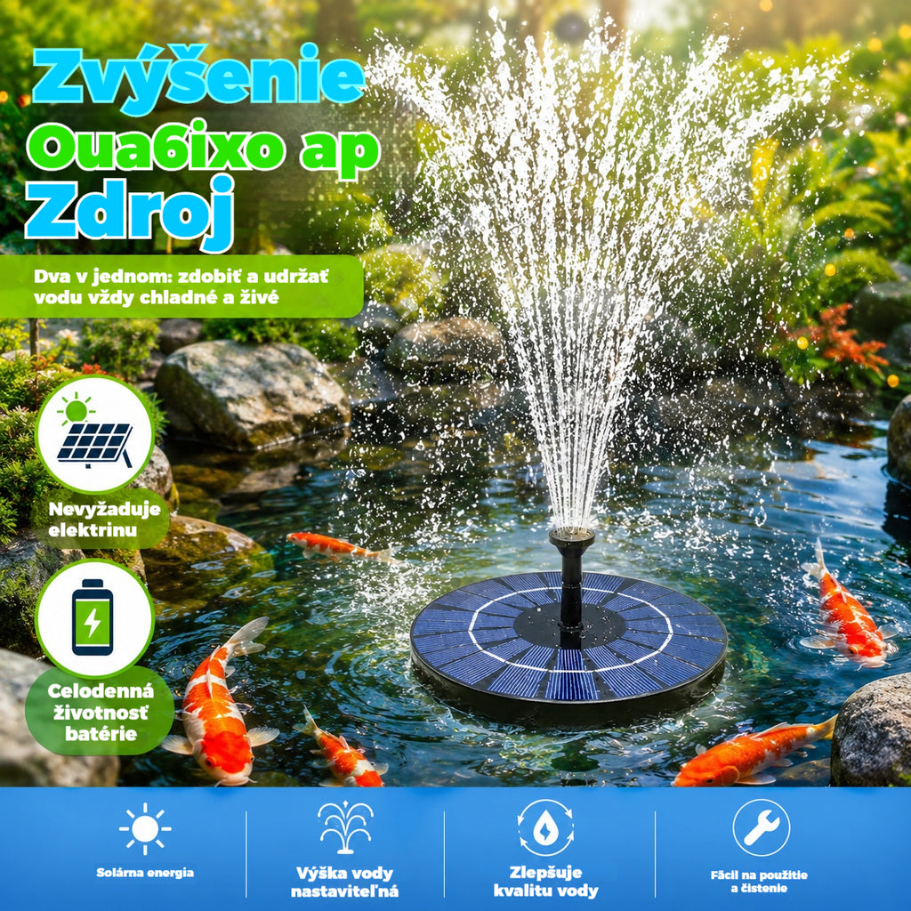 【50% zľava po obmedzenú dobu】Solárna fontána