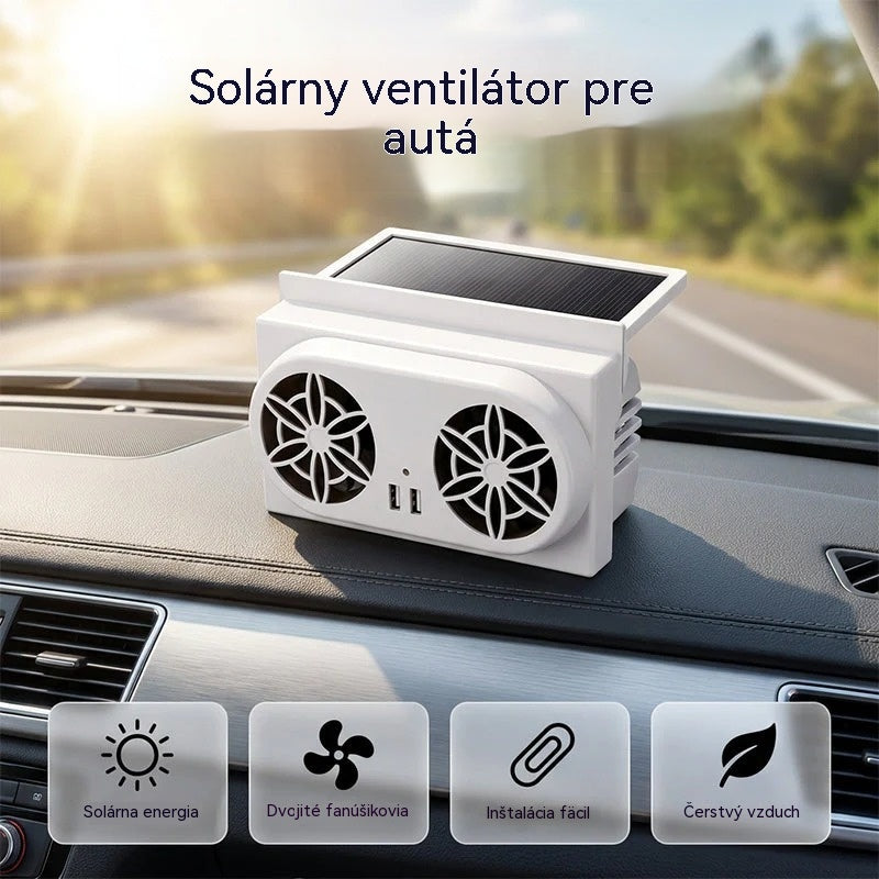 【50% zľava po obmedzenú dobu】Solárny ventilátor do auta