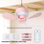 【50% zľava po obmedzenú dobu】Nabíjateľný stropný ventilátor